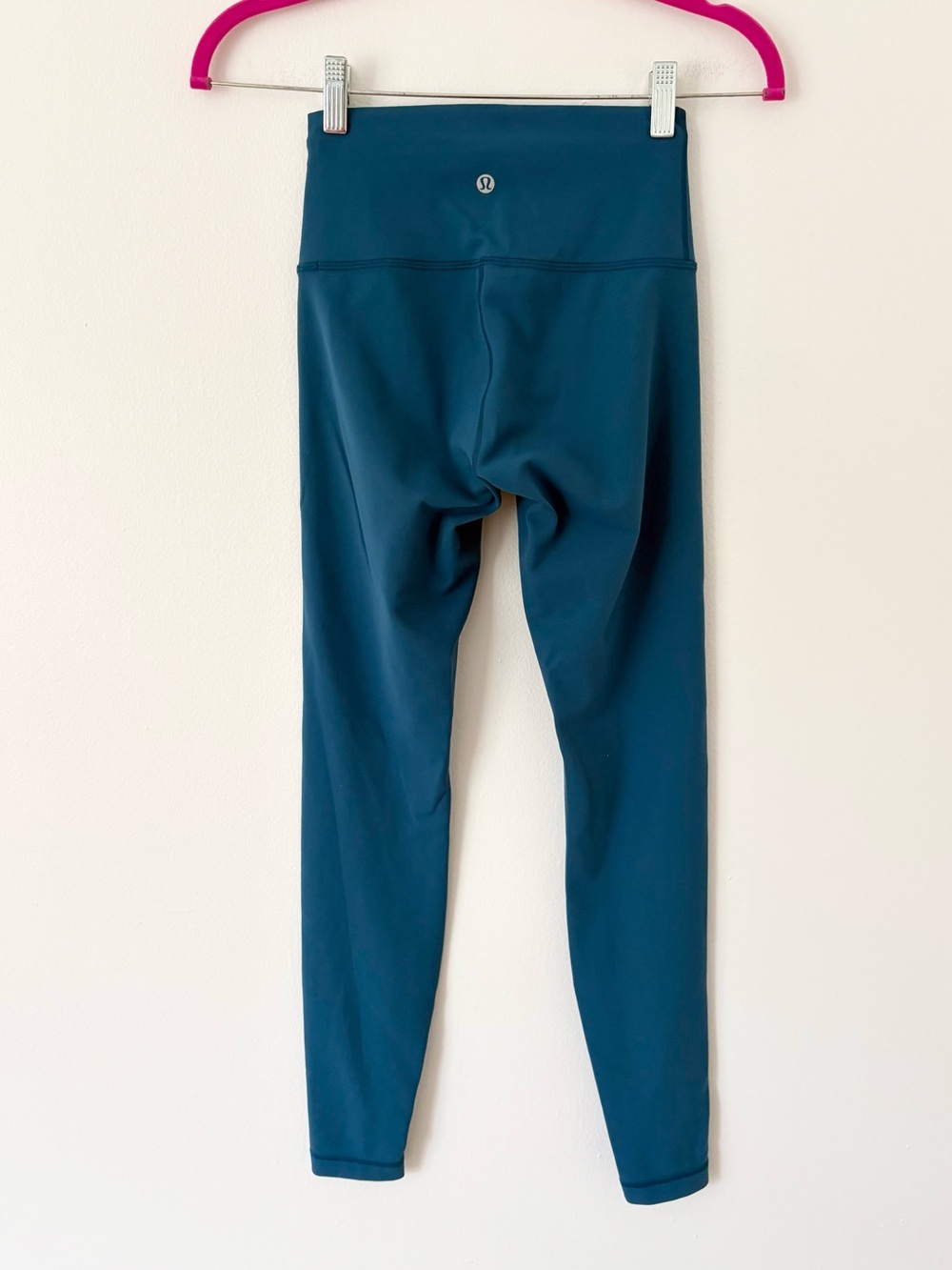 Lululemon Blue Capri Wunder Train High Rise Tight Leggings 28 Inch Inseam Size 4 - Picture 8 of 11